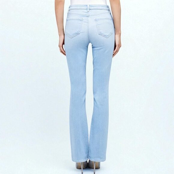 L'AGENCE Oriana High-Rise Straight Jeans in Belmont Size 29 - Picture 2 of 15